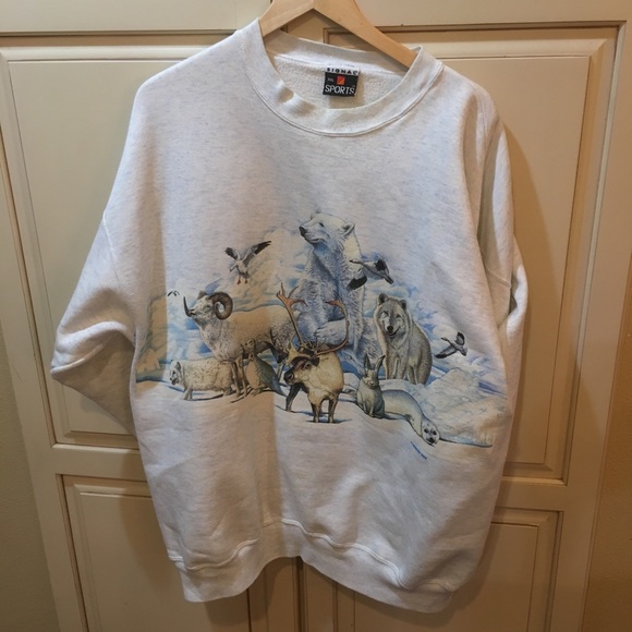 vintage animal sweatshirt